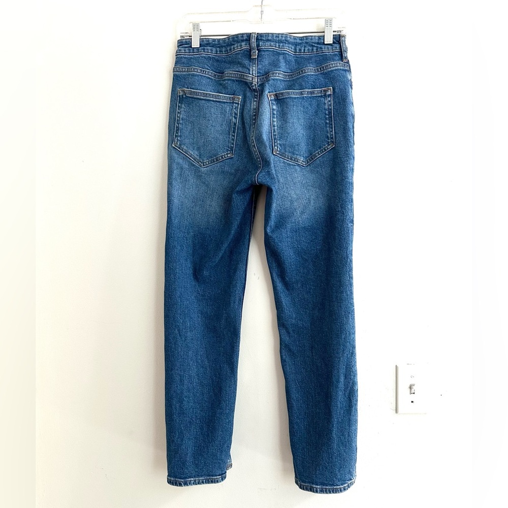 Anthropologie Pilcro mid-rise straight jeans size 27 dark denim - Picture 8 of 13
